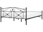 Lit double RODEZ Noir - Largeur : 186 cm