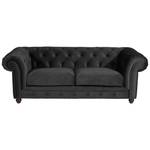 Orleans Sofa 2,5-Sitzer Schwarz