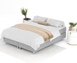 Boxspringbett Sub Grau - Breite: 140 cm