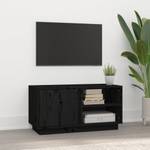 TV-Schrank D791 Schwarz - Massivholz - 35 x 41 x 80 cm