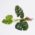Kunstpflanze Monstera-Steckling Grün - Kunststoff - 21 x 12 x 54 cm