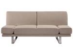 2-Sitzer Sofa YORK Beige - Silber