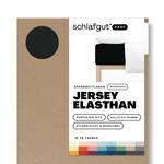 Boxspring Spannbettlaken Jersey Elasthan Schwarz - Breite: 180 cm