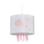 Lampe à suspension motif ballerine Rose foncé - Blanc - Jaune - Matière plastique - 35 x 158 x 35 cm