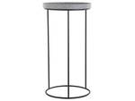 Table d'appoint TEXON Noir - Gris - Blanc - Jaune - Métal - 36 x 69 x 36 cm