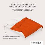 Bettbezug Knitted Jersey Orange - 135 x 6 x 200 cm