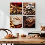 Set De Tableaux CANNELLE Tasse De Café 60 x 60 x 60 cm