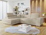 Ecksofa Torezio Beige - Ecke davorstehend links