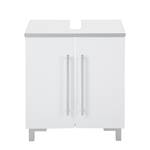 Armadietto da lavabo Alassio Bianco - Materiale a base lignea - 50 x 62 x 31 cm