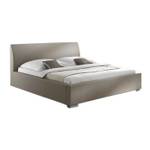 Gestoffeerd bed Alto Comfort aardekleurig kunstleer - 160x200cm