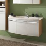 Ensemble meuble lavabo Bino Noce / Blanc