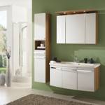 Ensemble meuble lavabo Bino Noce / Blanc