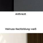 Waschplatz Fontana klein - Walnuss-Nachbildung-Weiß