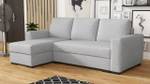 Ecksofa Latte Grau