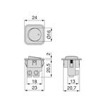 Schalter Einbauen D21x21 zum