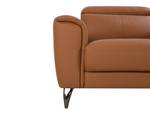 3-Sitzer Sofa NARWIK Braun - Echtleder - 203 x 93 x 98 cm