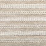 Handwebteppich Habo Schmale Streifen Beige - 200 x 200 cm