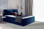 Boxspringbett Egro Blau - Breite: 143 cm