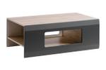 Table basse CLIF 100x62x39 Beige - Gris - Bois manufacturé - Matière plastique - 100 x 39 x 62 cm