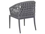 Chaise de jardin LIPARI Gris - Métal - 56 x 89 x 62 cm