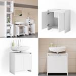 Meuble sous-lavabo Emma blanc Largeur : 56 cm