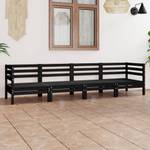 Garten-Lounge-Set Schwarz - Massivholz - Holzart/Dekor - 64 x 63 x 64 cm