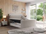 Boxspringbett KING DOREN Breite: 120 cm - H3 - Textil