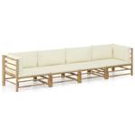 Garten-Lounge-Set (4-teilig) 3009675-5 Creme