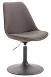 Chaise salle à manger Maverick Lot de 4 Gris lava - Noir