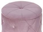 Pouf PUEBLO Doré - Rose foncé