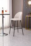 Lot de 2 tabourets de bar NILSSON Beige