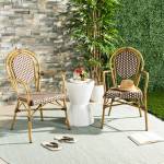 Gartenstuhl MARILYNN (2er-Set) Beige - Rattan - 60 x 90 x 50 cm