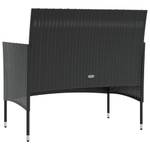 Garten-Lounge-Set (8-teilig) 3012364-1 Schwarz - Weiß - Anzahl Teile im Set: 8