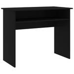 Schreibtisch Schwarz - Holzwerkstoff - Massivholz - 90 x 74 x 90 cm