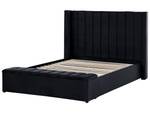 Doppelbett NOYERS Schwarz - Breite: 170 cm