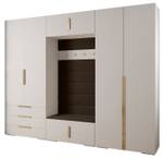 Garderobe Inova 1 Z14 Braun - Gold - Weiß - Gold