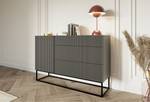 Veldio Sideboard mit Schubladen Schwarz