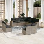 Gartensitzgruppe K5988(11-tlg) Grau - Massivholz - 69 x 62 x 62 cm