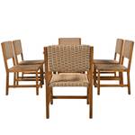 Gartenlounge-Set 7tlg Phanes Ⅳ Braun