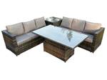 Polyrattan 6 Sitzer聽 Set Gartenm枚bel