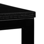 Couchtisch schwarz mit Ablage Schwarz - Holzwerkstoff - Metall - 100 x 46 x 51 cm