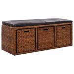 Banc de rangement 295906 Marron foncé