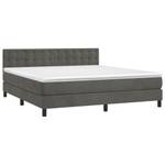 Boxspringbett 3017268-21 Dunkelgrau - Breite: 160 cm