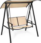 Hollywoodschaukel ZB32427NQDE Beige - Metall - 112 x 165 x 152 cm