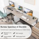 Bureau d'angle CB10122 Gris