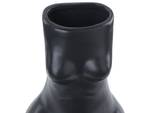 Blumenvase PYRGOS Schwarz - Porzellan - 14 x 22 x 19 cm