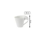 Mokka-/ Espressotasse NewWave 6er Set 7 x 7 x 9 cm