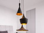 Lampe suspension CARSON Noir - Jaune - Métal - 18 x 160 x 18 cm