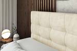 Boxspringbett BERO Beige - 140 x 110 cm - H4