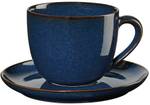 Tasse und Untertasse Saisons Blau - Naturfaser - 9 x 8 x 9 cm